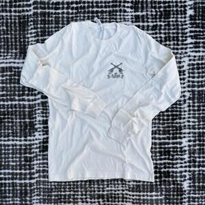 Agave White Long Sleeve Shirt with Agave Graphic